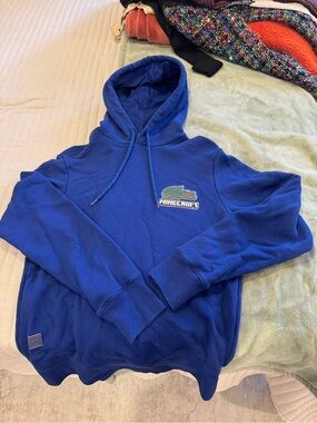 Lacoste Blue Minecraft Pullover Hoodie